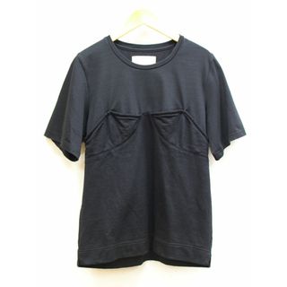 カオン(Kaon)の【夏物 新入荷】★Kaon/カオン★切替カットソー/かわいい/おしゃれ/トップス/カットソー/半袖 ブラック/黒 レディース F【中古】夏 135042(Tシャツ(半袖/袖なし))