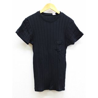 ヤングアンドオルセン(YOUNG&OLSEN)の【夏物 新入荷】★YOUNG&OLSEN/ヤングアンドオルセン★ポケット付きリブカットソー/かわいい/おしゃれ/カジュアル/トップス/カットソー/Tシャツ/半袖 ブラック/黒 レディース 2【中古】夏 135042(Tシャツ(半袖/袖なし))