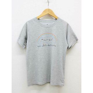 モンベル(mont bell)の【夏物 新入荷】★mont bell/モンベル★虹Tシャツ/カジュアル/シンプル/スポーツ/トップス/カットソー/Tシャツ/半袖 ライトグレー/薄灰色 レディース S【中古】夏 925042(Tシャツ(半袖/袖なし))