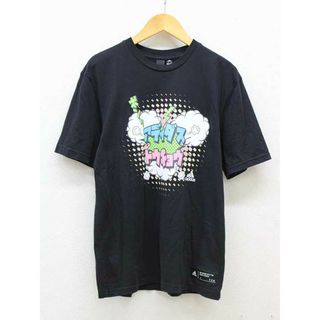 【夏物 新入荷】★adidas/アディダス★プリントTシャツ/カジュアル/シンプル/スポーツ/トップス/カットソー/Tシャツ/半袖 ブラック/黒 レディース XS【中古】夏 925042(Tシャツ(半袖/袖なし))