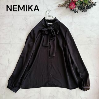 leilian - 極美品　NEMIKA ネミカ　レリアン　ボウタイブラウス　トリアセブレンド