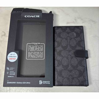 COACH - Galaxy S23 Ultra COACH（R）ブックタイプケース BLACK