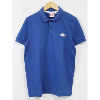 ラコステ(LACOSTE)の【夏物 新入荷】☆LACOSTE/ラコステ☆ポロシャツ/ワンポイント/無地/半袖 ブルー/青 メンズ 3【中古】春夏 406042(ポロシャツ)