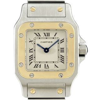 カルティエ(Cartier)のカルティエ サントスガルべ SM W20012C4 クォーツ レディース 【中古】(腕時計)