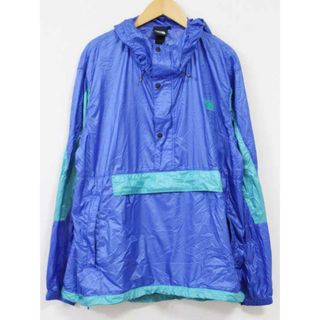 ザノースフェイス(THE NORTH FACE)の【新入荷】☆THE NORTH FACE/ザノースフェイス☆軽量ウインドシェルジャケット/NP22034/フード/ポケット/長袖 ブルー×グリーン/青×緑 メンズ M【中古】春夏秋冬 406042(その他)