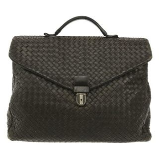 ボッテガヴェネタ(Bottega Veneta)のBOTTEGA VENETA(ボッテガヴェネタ) ビジネスバッグ イントレチャート 122139 ダークブラウン レザー(ビジネスバッグ)