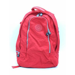 キプリング(kipling)の【新入荷】『kipling/キプリング』リュック/KI3254/カジュアル/シンプル/バッグ/鞄/BAG  レッド×グレー/赤×灰色 レディース 【中古】 春夏秋冬 306042(リュック/バックパック)