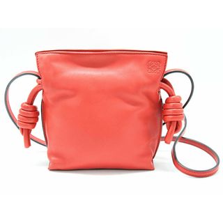 ロエベ(LOEWE)の【新入荷】◇LOEWE/ロエベ◇フラメンコクラッチミニ/261842/ショルダーバッグ/レザー/BAG/鞄 レッド/赤 レディース【中古】春夏秋冬 106042(メッセンジャーバッグ)