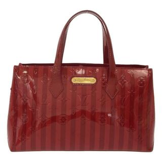 ルイヴィトン(LOUIS VUITTON)のLOUIS VUITTON(ルイヴィトン) トートバッグ モノグラム・ヴェルニレイユール ウィルシャーPM M91702 ポム・ダムール　レイユール パテントレザー（モノグラムの型押し）(トートバッグ)