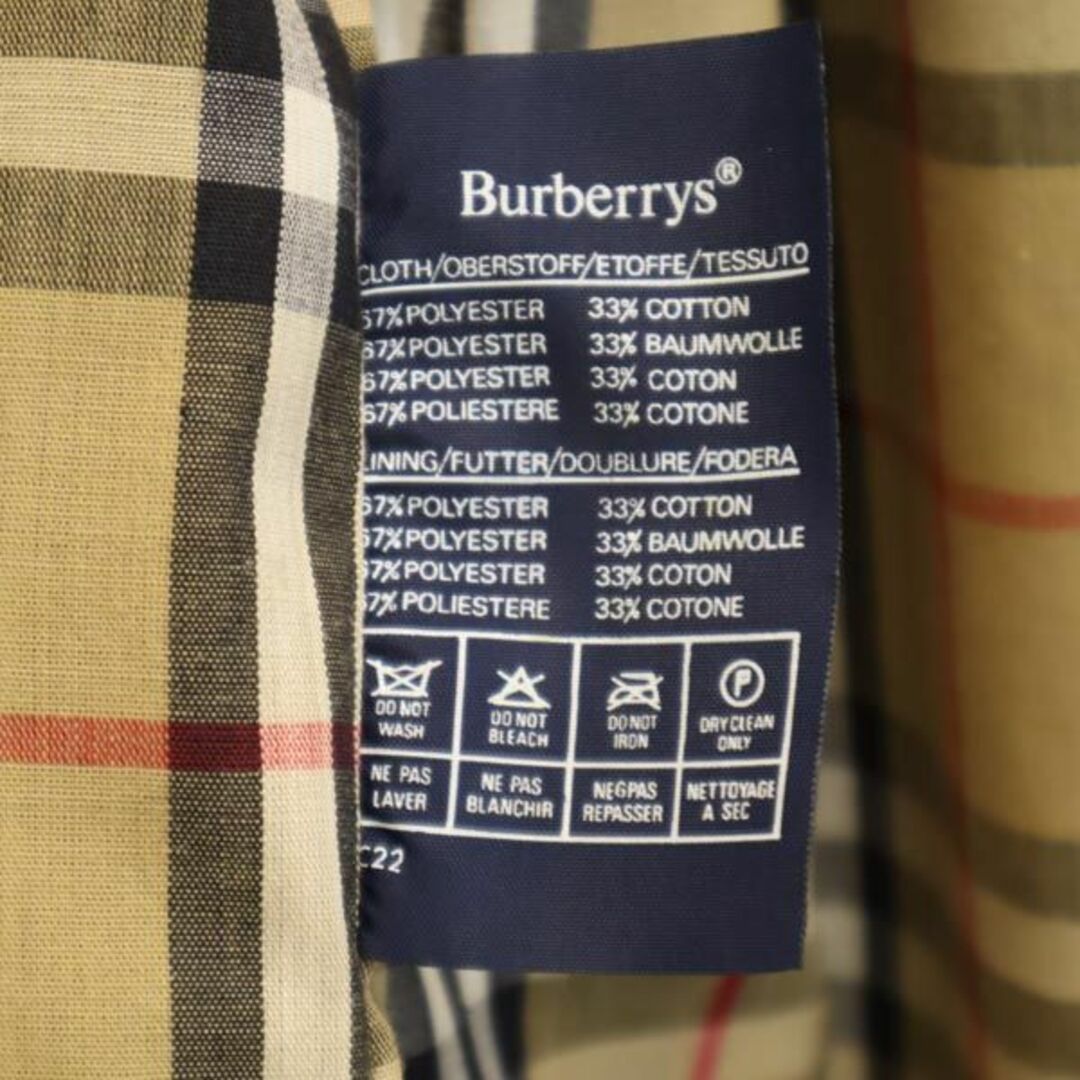 BURBERRY - バーバリーズ 80s 英国製 ヴィンテージ ステンカラー BURBERRY - バーバリーズ 80s 英国製 ヴィンテージ ステンカラー