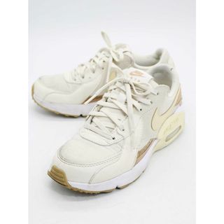 ナイキ(NIKE)の【新入荷】『NIKE/ナイキ』エアマックスエクシー/スニーカー/運動靴/シューズ/靴 ベージュ×ホワイト/ベージュ×白 レディース  23cm 【中古】 春夏秋冬 925042(スニーカー)