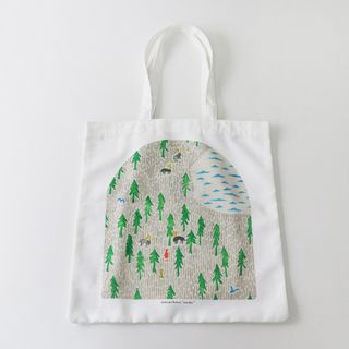 ミナペルホネン(mina perhonen)の極美品 ミナペルホネン mina perhonen one day One tote bag/ホワイト トートバッグ【2400013900386】(トートバッグ)