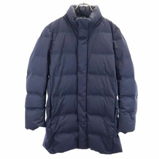 ユニクロ(UNIQLO)のユニクロ シームレス ダウンジャケット M ネイビー UNIQLO +J 311-172993 メンズ(ダウンジャケット)