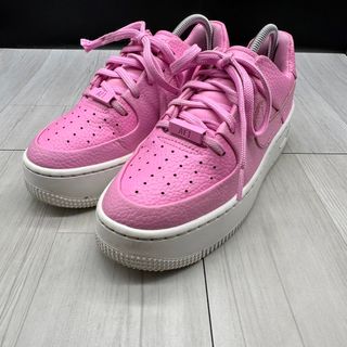 ナイキ(NIKE)の【NIKE】ナイキ 22.5 エアフォース1 スニーカー ピンク(スニーカー)