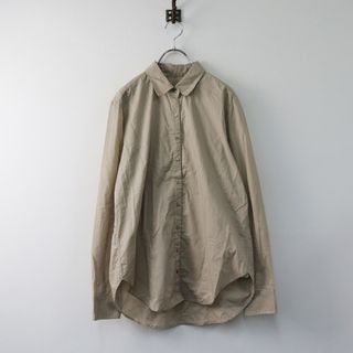 ドゥーズィエムクラス(DEUXIEME CLASSE)のドゥーズィエムクラス Deuxieme Classe CTN LAWN SHIRTS コットンローンシャツ/ベージュ トップス ブラウス 長袖【2400013905701】(シャツ/ブラウス(長袖/七分))