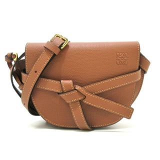 ロエベ(LOEWE)のLOEWE(ロエベ) ショルダーバッグ美品  ゲートバッグミニ タン（ブラウン） ソフトグレインカーフスキン	(ショルダーバッグ)