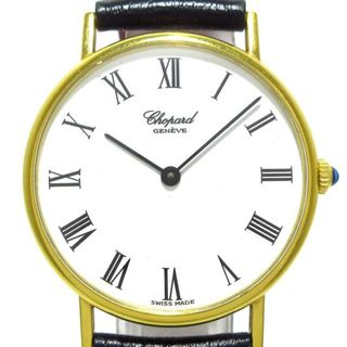 ショパール(Chopard)のChopard(ショパール) 腕時計 ボーイズ K18YG×社外革ベルト 白(腕時計)