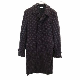 コムデギャルソンオムプリュス(COMME des GARCONS HOMME PLUS)のコムデギャルソンオムプリュス 2011年 日本製 ドット 長袖 ウールコート S ブラック系 COMME des GARCONS HOMME PLUS メンズ(その他)