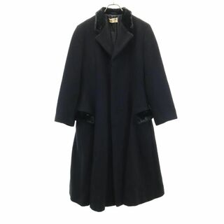ローブドシャンブルコムデギャルソン 90s 1997年 日本製 長袖 ウールコート ブラック系 robe de chambre COMME des GARCONS レディース(その他)