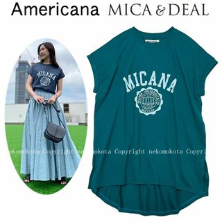 アメリカーナ(AMERICANA)の MICANA アメリカーナ mica&deal カレッジ Tシャツ マイカーナ(Tシャツ(半袖/袖なし))