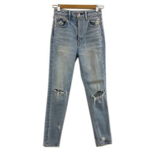 スライ(SLY)のスライ JEANS パンツ ジーンズ デニム スキニー ロング 24 青 水色(デニム/ジーンズ)