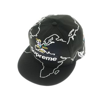 Supreme - 【中古】【未使用】シュプリーム Supreme 2023年秋冬 Worldwide Box Logo New Era 帽子 キャップ ブラックxホワイト【サイズ7 5/8】【メンズ】