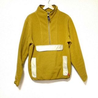 パタゴニア(patagonia)のPatagonia(パタゴニア) ブルゾン ユニセックス - ダークイエロー×グレーベージュ 長袖/プルオーバー/ハーフジップ/冬(ブルゾン)