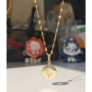 4つセットチャーム✨　ペタルチェーン　ネックレス サージカルステンレス (ネックレス)