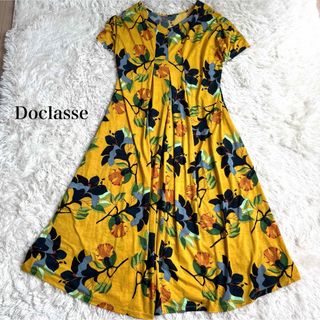 ドゥクラッセ(DoCLASSE)のドゥクラッセ UVカット 速乾 ストレッチ 花柄 ロングワンピース XL(ロングワンピース/マキシワンピース)