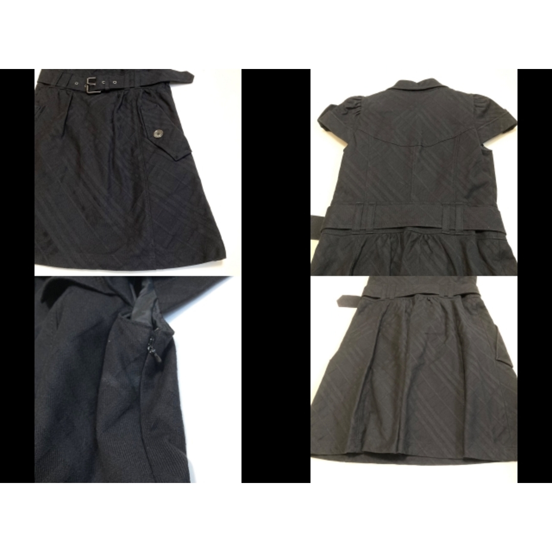 BURBERRY】 半袖ワンピース 黒 チェック柄(楽天市場】美品 BURBERRY】 半袖ワンピース 黒 チェック柄(楽天市場】美品