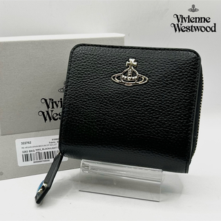 ヴィヴィアンウエストウッド(Vivienne Westwood)の新品 ヴィヴィアンウエストウッド 二つ折り財布 RE-VEGAN GRAIN 黒(財布)