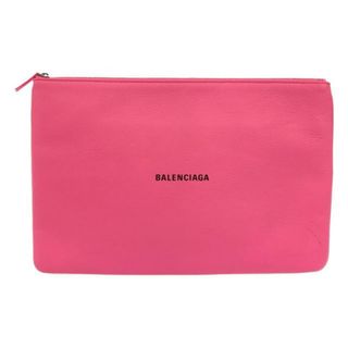 バレンシアガ(Balenciaga)のBALENCIAGA(バレンシアガ) クラッチバッグ エブリデイL 551994 ピンク レザー(クラッチバッグ)