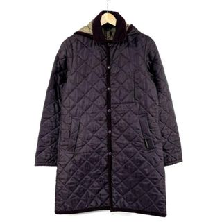 ラベンハム(LAVENHAM)のLAVENHAM(ラベンハム) コート サイズ38 M レディース美品  - パープル×グレーベージュ 長袖/キルティング/秋/冬(その他)