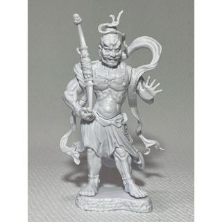 仏像コレクション　金剛力士阿形石膏風と阿修羅像石膏風(彫刻/オブジェ)