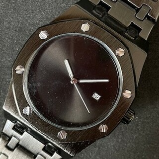 クオーツ式APタイプシンプルブラック9850円(腕時計(デジタル))