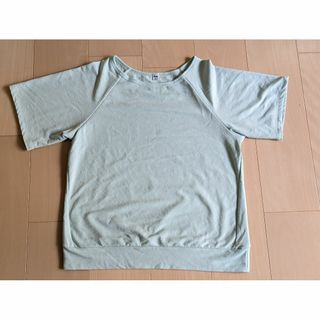 ユニクロ(UNIQLO)のレディース　ユニクロ　エアリズム　M　半袖　ミントグリーン　夏(Tシャツ(半袖/袖なし))