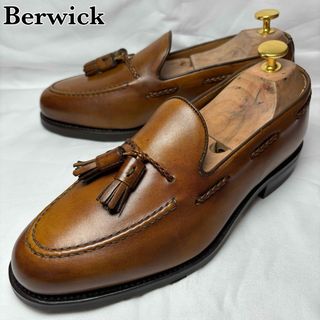 バーウィック(Berwick)の【極美品】Berwick 4340 タッセルローファー 試着のみ 人気カラー(スリッポン/モカシン)