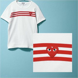 コムデギャルソン(COMME des GARCONS)の【PLAY COMME des GARCONS】パゴウスキレッドライン Tシャツ(Tシャツ(半袖/袖なし))