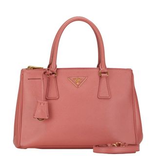 プラダ(PRADA)のプラダ 三角ロゴプレート サフィアーノ ハンドバッグ ショルダーバッグ 2WAY レザー レディース PRADA 【1-0153516】(ハンドバッグ)