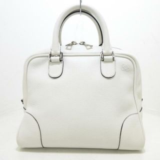 ロエベ(LOEWE)のLOEWE(ロエベ) ハンドバッグ アマソナ75 白 レザー(ハンドバッグ)