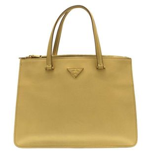 プラダ(PRADA)のPRADA(プラダ) トートバッグ - BN2760 イエロー レザー(トートバッグ)