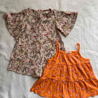 ザラ(ZARA)のZARA  サロペット100cm  set(ワンピース)