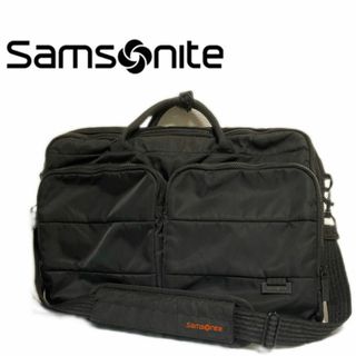 サムソナイト(Samsonite)の中古 Samsonite サムソナイト 黒 ショルダー 2way 2層 バッグ(ビジネスバッグ)