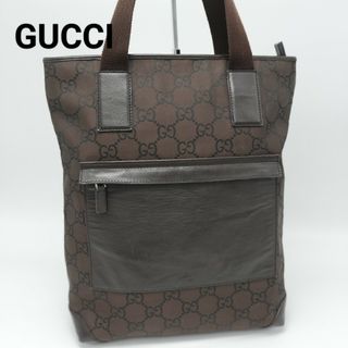 グッチ(Gucci)の美品✨グッチ　トートバッグ　ナイロン　レザー(トートバッグ)