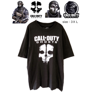 Call of Duty Ghosts　Tシャツ　3XL　黒　USA古着(Tシャツ/カットソー(半袖/袖なし))