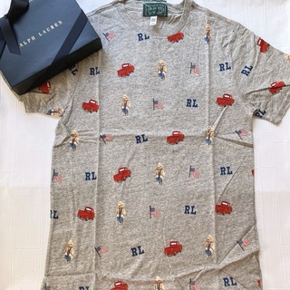 ラルフローレン(Ralph Lauren)のメンズM相当　ラルフローレン　ベア　グレー　XL170-175cm(Tシャツ/カットソー(半袖/袖なし))