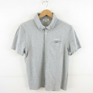 アザー(other)のコモンゴルフ COMON GOLF ボタンダウンシャツ 半袖 グレー L(シャツ)