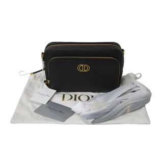 クリスチャンディオール(Christian Dior)の新品未使用 ChristianDior クリスチャンディオール カロ ダブルポーチ ショルダーバッグ ブラック レザー ゴールド金具 64464(ショルダーバッグ)