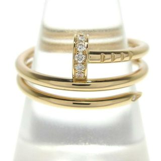 カルティエ(Cartier)のCartier(カルティエ) リング美品  ジュストアンクル リング B4210800 K18PG×ダイヤモンド 14Pダイヤ/0.08ct(リング(指輪))