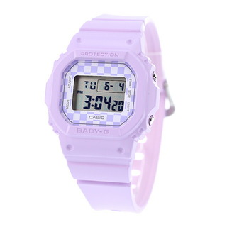 カシオ(CASIO)の【新品】カシオ CASIO Baby-G 腕時計 レディース BGD-565GS-6DR ベビーG BGD-565 Series クオーツ 液晶xパープル デジタル表示(腕時計)